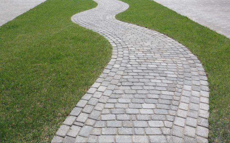 Paver Walkway with Curves
